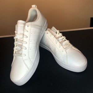 White Adidas sneakers